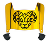 VCU Rams Mini Football Helmet Visor Shield w/ Clips - PICK VISOR & LOGO COLOR