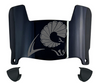 VCU Rams Mini Football Helmet Visor Shield w/ Clips - PICK VISOR & LOGO COLOR