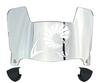 VCU Rams Mini Football Helmet Visor Shield w/ Clips - PICK VISOR & LOGO COLOR