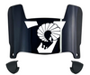 VCU Rams Mini Football Helmet Visor Shield w/ Clips - PICK VISOR & LOGO COLOR