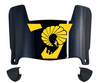 VCU Rams Mini Football Helmet Visor Shield w/ Clips - PICK VISOR & LOGO COLOR