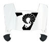 VCU Rams Mini Football Helmet Visor Shield w/ Clips - PICK VISOR & LOGO COLOR