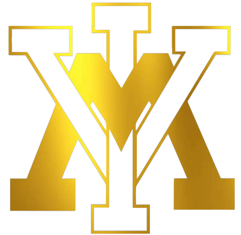 VMI Keydets GOLD CHROME MIRROR Team Logo Premium DieCut Vinyl Decal PICK SIZE