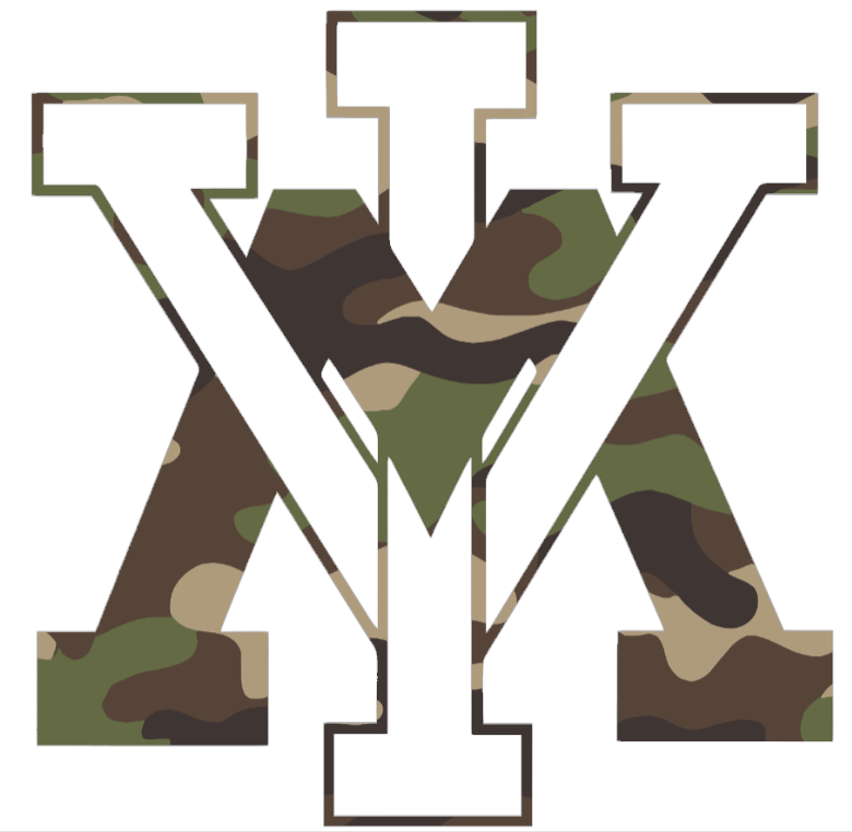 VMI Keydets Woodland Camo Camouflage Team Logo Premium DieCut Vinyl Decal PICK SIZE