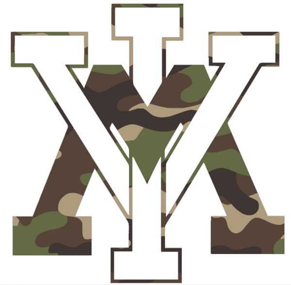 VMI Keydets Woodland Camo Camouflage Team Logo Premium DieCut Vinyl Decal PICK SIZE