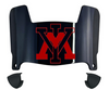 VMI Keydets Mini Football Helmet Visor Shield w/ Clips - PICK VISOR & LOGO COLOR