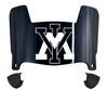 VMI Keydets Mini Football Helmet Visor Shield w/ Clips - PICK VISOR & LOGO COLOR