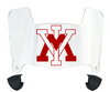 VMI Keydets Mini Football Helmet Visor Shield w/ Clips - PICK VISOR & LOGO COLOR