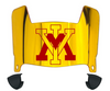VMI Keydets Mini Football Helmet Visor Shield w/ Clips - PICK VISOR & LOGO COLOR