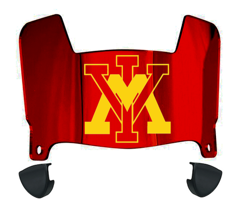VMI Keydets Mini Football Helmet Visor Shield w/ Clips - PICK VISOR & LOGO COLOR