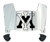 VMI Keydets Mini Football Helmet Visor Shield w/ Clips - PICK VISOR & LOGO COLOR