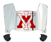 VMI Keydets Mini Football Helmet Visor Shield w/ Clips - PICK VISOR & LOGO COLOR