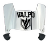 Valparaiso Beacons Mini Football Helmet Visor Shield w/ Clips - PICK VISOR & LOGO COLOR