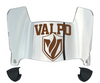 Valparaiso Beacons Mini Football Helmet Visor Shield w/ Clips - PICK VISOR & LOGO COLOR