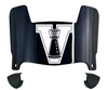 Valparaiso Beacons Mini Football Helmet Visor Shield w/ Clips - PICK VISOR & LOGO COLOR