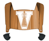 Valparaiso Beacons Mini Football Helmet Visor Shield w/ Clips - PICK VISOR & LOGO COLOR