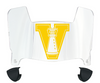 Valparaiso Beacons Mini Football Helmet Visor Shield w/ Clips - PICK VISOR & LOGO COLOR