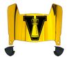 Valparaiso Beacons Mini Football Helmet Visor Shield w/ Clips - PICK VISOR & LOGO COLOR