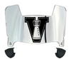 Valparaiso Beacons Mini Football Helmet Visor Shield w/ Clips - PICK VISOR & LOGO COLOR
