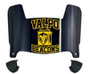 Valparaiso Beacons Mini Football Helmet Visor Shield w/ Clips - PICK VISOR & LOGO COLOR