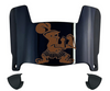 Valparaiso Beacons Mini Football Helmet Visor Shield w/ Clips - PICK VISOR & LOGO COLOR