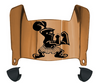 Valparaiso Beacons Mini Football Helmet Visor Shield w/ Clips - PICK VISOR & LOGO COLOR