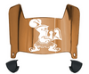 Valparaiso Beacons Mini Football Helmet Visor Shield w/ Clips - PICK VISOR & LOGO COLOR