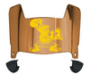 Valparaiso Beacons Mini Football Helmet Visor Shield w/ Clips - PICK VISOR & LOGO COLOR