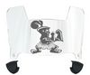 Valparaiso Beacons Mini Football Helmet Visor Shield w/ Clips - PICK VISOR & LOGO COLOR