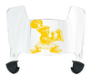 Valparaiso Beacons Mini Football Helmet Visor Shield w/ Clips - PICK VISOR & LOGO COLOR