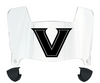 Vanderbilt Commodores Mini Football Helmet Visor Shield w/ Clips - PICK VISOR & LOGO COLOR