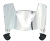 Vanderbilt Commodores Mini Football Helmet Visor Shield w/ Clips - PICK VISOR & LOGO COLOR