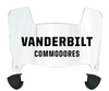Vanderbilt Commodores Mini Football Helmet Visor Shield w/ Clips - PICK VISOR & LOGO COLOR