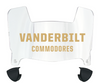 Vanderbilt Commodores Mini Football Helmet Visor Shield w/ Clips - PICK VISOR & LOGO COLOR
