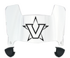 Vanderbilt Commodores Mini Football Helmet Visor Shield w/ Clips - PICK VISOR & LOGO COLOR