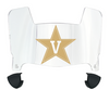 Vanderbilt Commodores Mini Football Helmet Visor Shield w/ Clips - PICK VISOR & LOGO COLOR