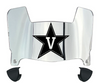 Vanderbilt Commodores Mini Football Helmet Visor Shield w/ Clips - PICK VISOR & LOGO COLOR