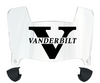 Vanderbilt Commodores Mini Football Helmet Visor Shield w/ Clips - PICK VISOR & LOGO COLOR