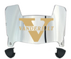 Vanderbilt Commodores Mini Football Helmet Visor Shield w/ Clips - PICK VISOR & LOGO COLOR