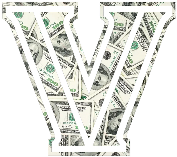 Villanova Wildcats Team Logo Money Print Premium DieCut Vinyl Decal PICK SIZE