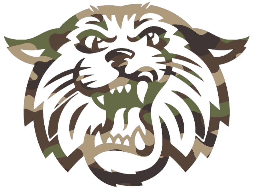 Villanova Wildcats Woodland Camo Camouflage Mascot Logo Premium DieCut Vinyl Decal PICK SIZE