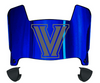 Villanova Wildcats Mini Football Helmet Visor Shield w/ Clips - PICK VISOR & LOGO COLOR