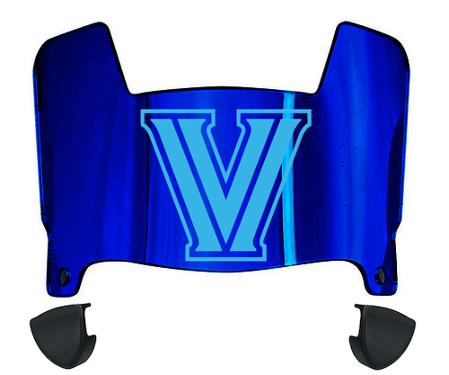 Villanova Wildcats Mini Football Helmet Visor Shield w/ Clips - PICK VISOR & LOGO COLOR