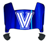 Villanova Wildcats Mini Football Helmet Visor Shield w/ Clips - PICK VISOR & LOGO COLOR