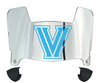 Villanova Wildcats Mini Football Helmet Visor Shield w/ Clips - PICK VISOR & LOGO COLOR