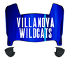 Villanova Wildcats Mini Football Helmet Visor Shield w/ Clips - PICK VISOR & LOGO COLOR