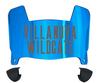 Villanova Wildcats Mini Football Helmet Visor Shield w/ Clips - PICK VISOR & LOGO COLOR