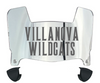 Villanova Wildcats Mini Football Helmet Visor Shield w/ Clips - PICK VISOR & LOGO COLOR