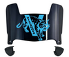 Villanova Wildcats Mini Football Helmet Visor Shield w/ Clips - PICK VISOR & LOGO COLOR