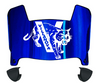 Villanova Wildcats Mini Football Helmet Visor Shield w/ Clips - PICK VISOR & LOGO COLOR